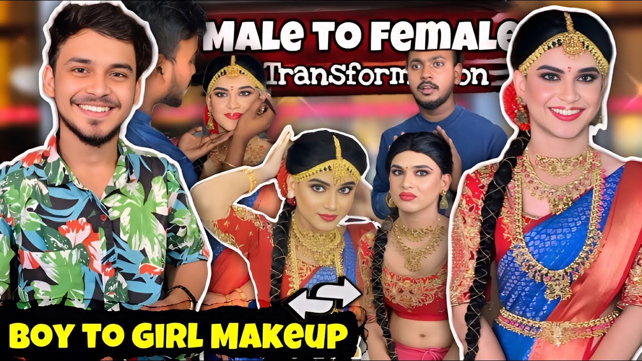 Lady Getup ~ Tamil | Свадебный макияж | Преображение из парня в девушку | Эпизод - 9 #mskzone #tamil