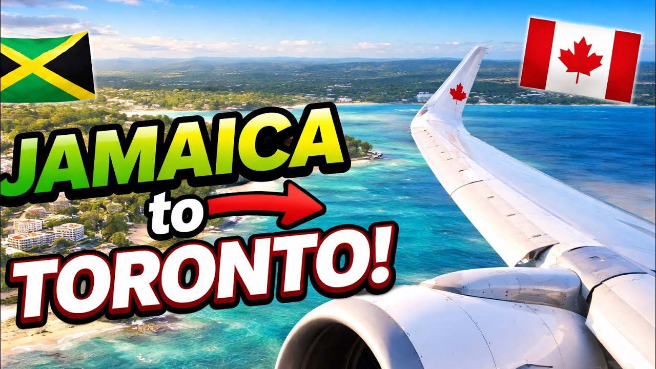 Epic Takeoff from Jamaica 🇯🇲 to Toronto 🇨🇦 | Full Flight Departure from  International Airport (MBJ)