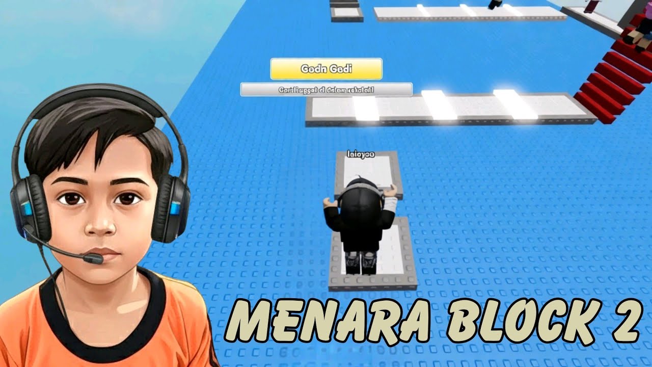 BERMAIN MENARA BLOCK 2 - (ROBLOX) SHAFIQ PARKOUR AIR 💧