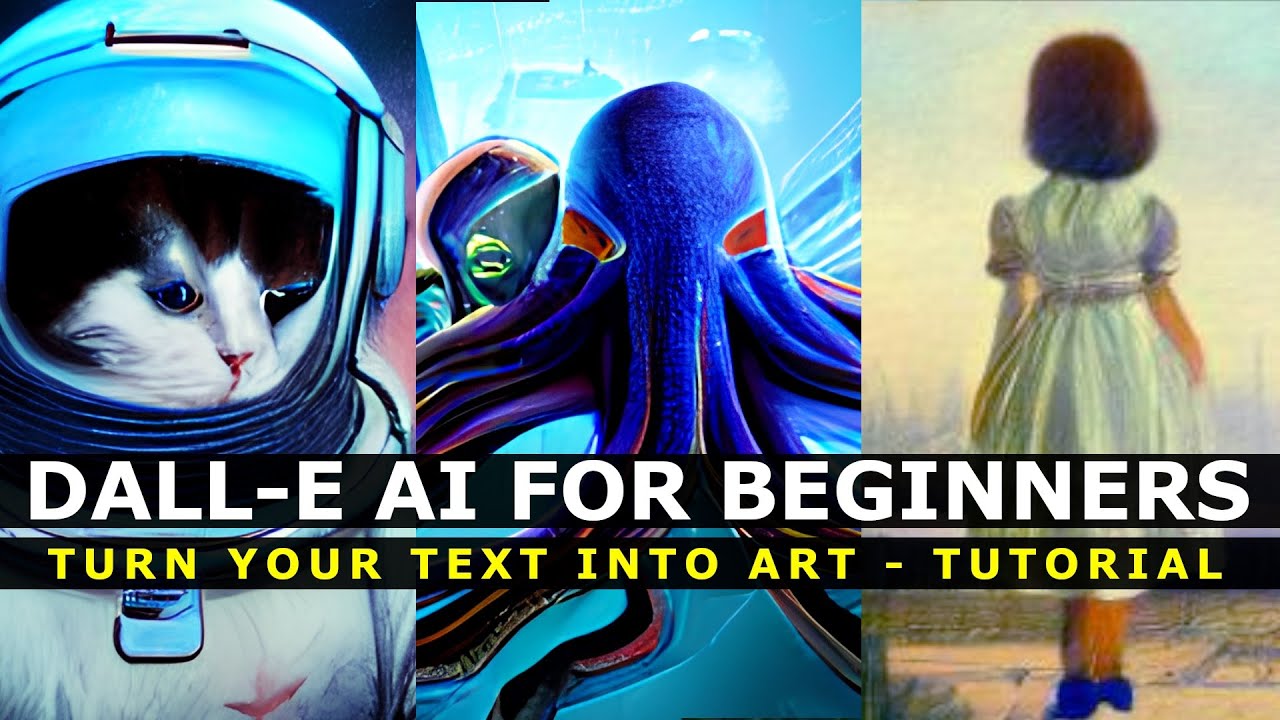 Tutorial: Dalle AI Art for absolute Beginners | EASY