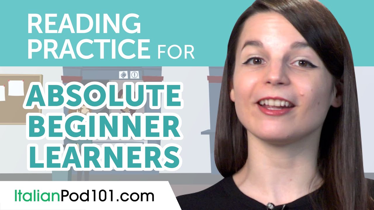 Italian Reading Practice for Absolute Beginners