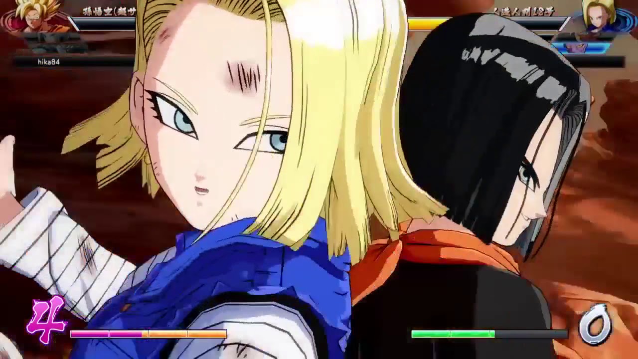 DBFZ - GO1 vs. Hika84 (High Rank Android 18)