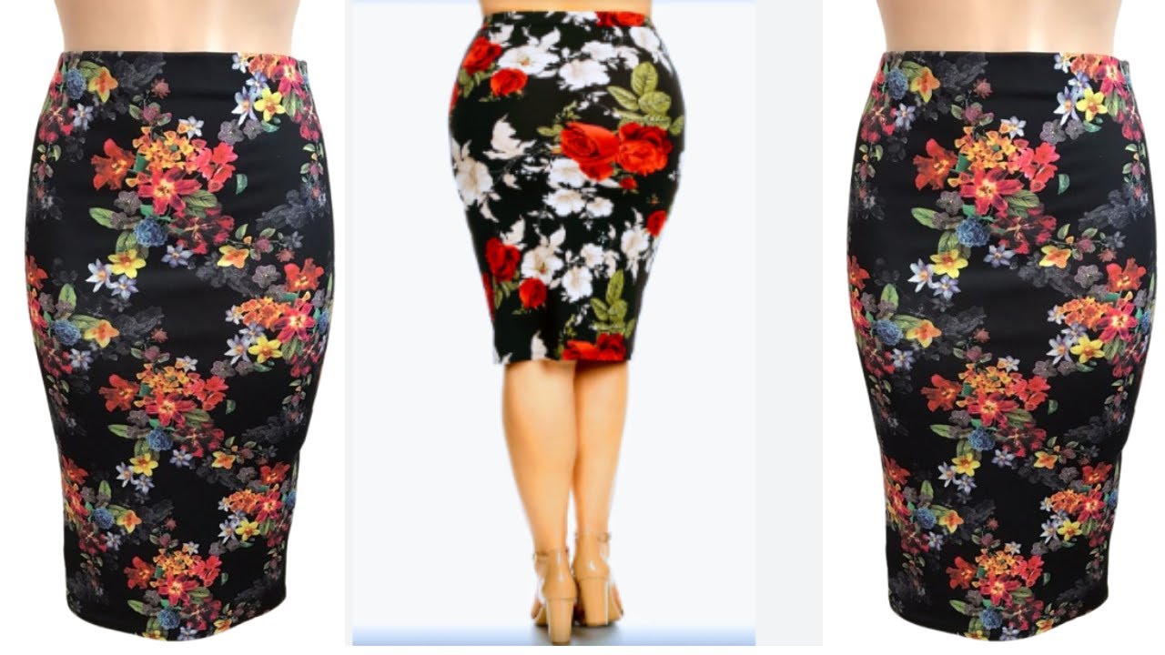 how to make smart dart less pencil skirt with elastic band