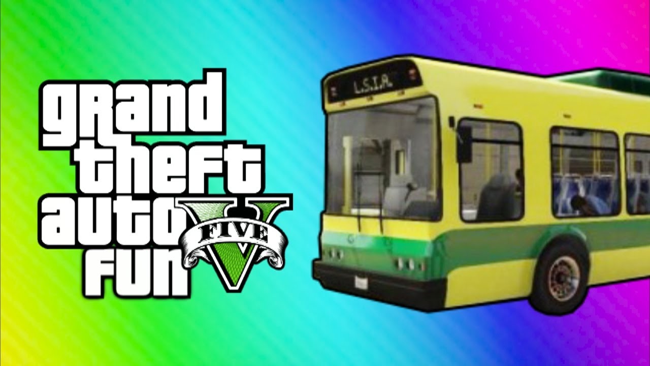 GTA Online Funny Moments - Home Run, Vehicle Glitch Fun, Banana Bus Launch, Vanoss Bus