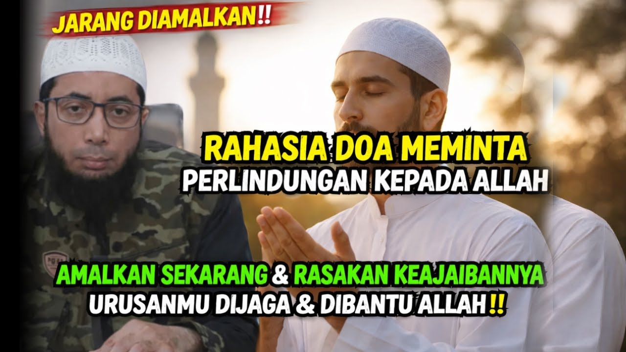 AMALKAN‼️INILAH RAHASIA DOA MEMINTA PERLINDUNGAN ALLAH !! - USTADZ KHALID BASALAMAH