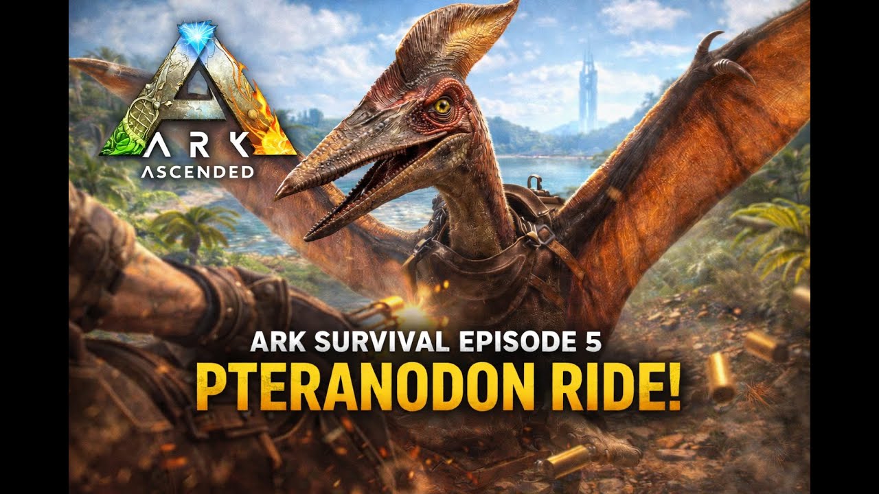 We Finally Took Flight | Pteranodon | ARK Ascended