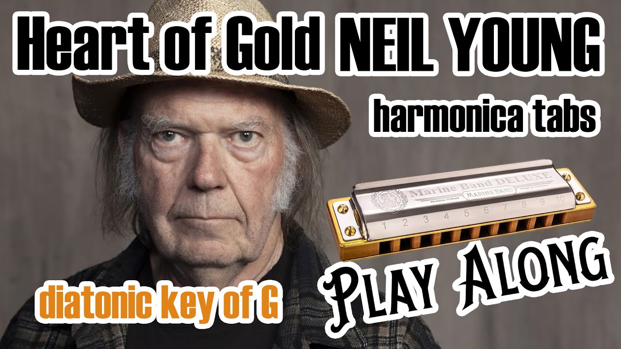 Heart of Gold - Play Along Diatonic Harmonica G key