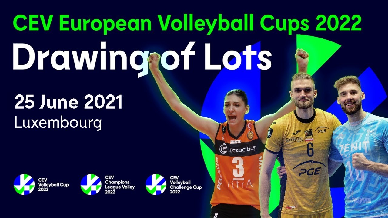 CEV European Volleyball Cups 2022 Drawing of Lots