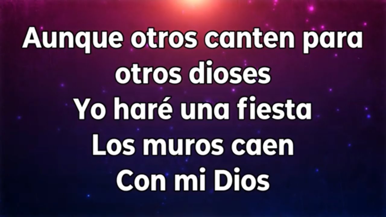 Cadena de coros- Aunque otros canten para otros dioses (pista/karaoke/acordes) tono mujer