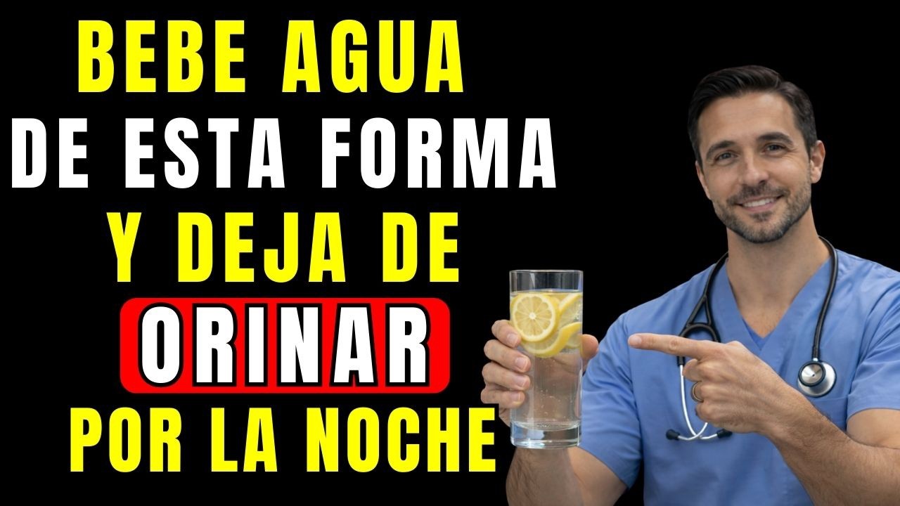 URÓLOGO REVELA: Cómo beber AGUA para NO LEVANTARTE de noche
