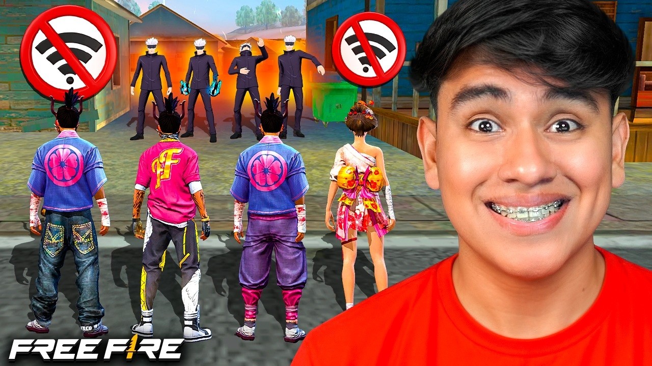 Nos Hicimos pasar por sin Internet con Satoru Gojo y pasó ESTO 😱