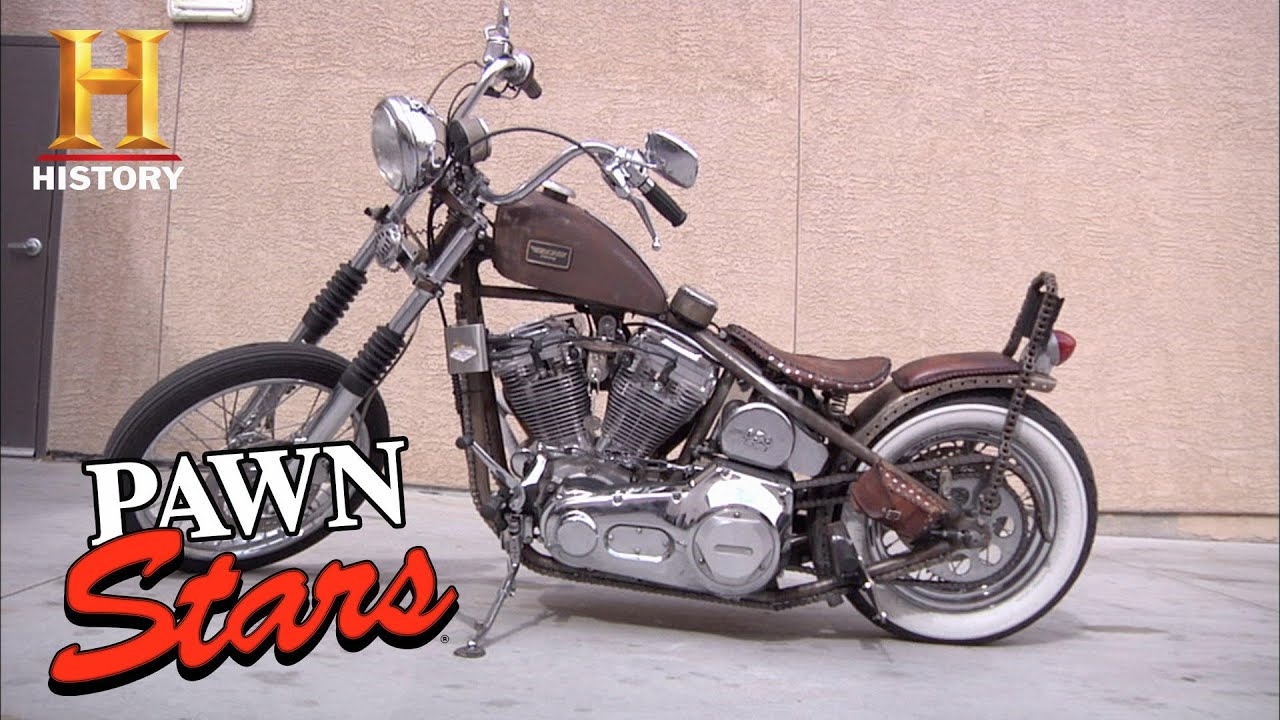 Huge Asking Price for Custom Rat Bike (Season 8) | Pawn Stars