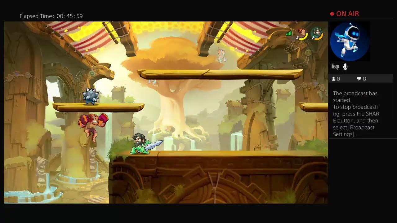 Playing Brawlhalla for the fun of it