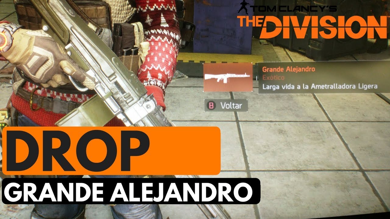 THE DIVISION-DROP GRANDE ALEJANDRO -XBOX ONE E PS4-PTBR