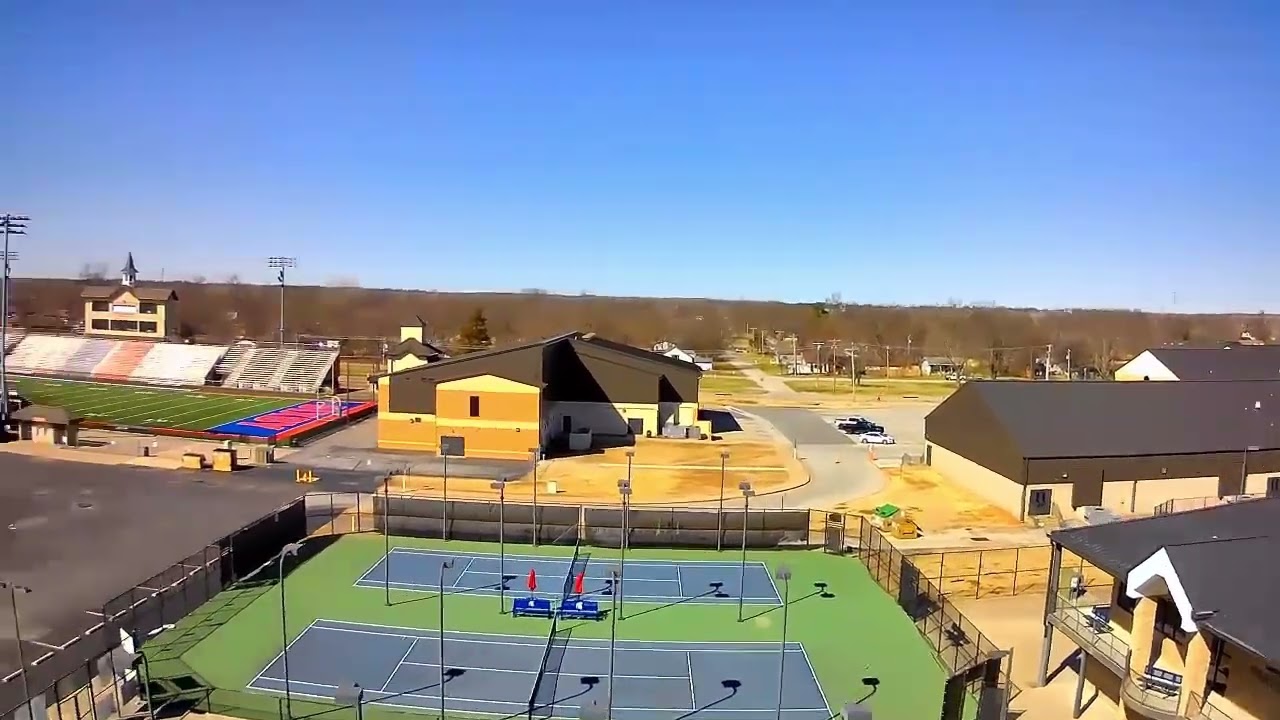 Drone video of the Bixby High School area in Bixby, Oklahoma