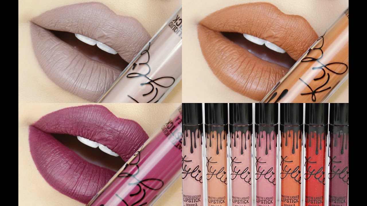 Kylie Lipkit Swatches + Exact Dupes | Moon, Pumpkin & Spice (NEW October Shades)