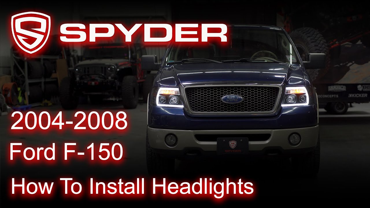 Spyder Auto Installation: 2004-2008 Ford F150 Headlight
