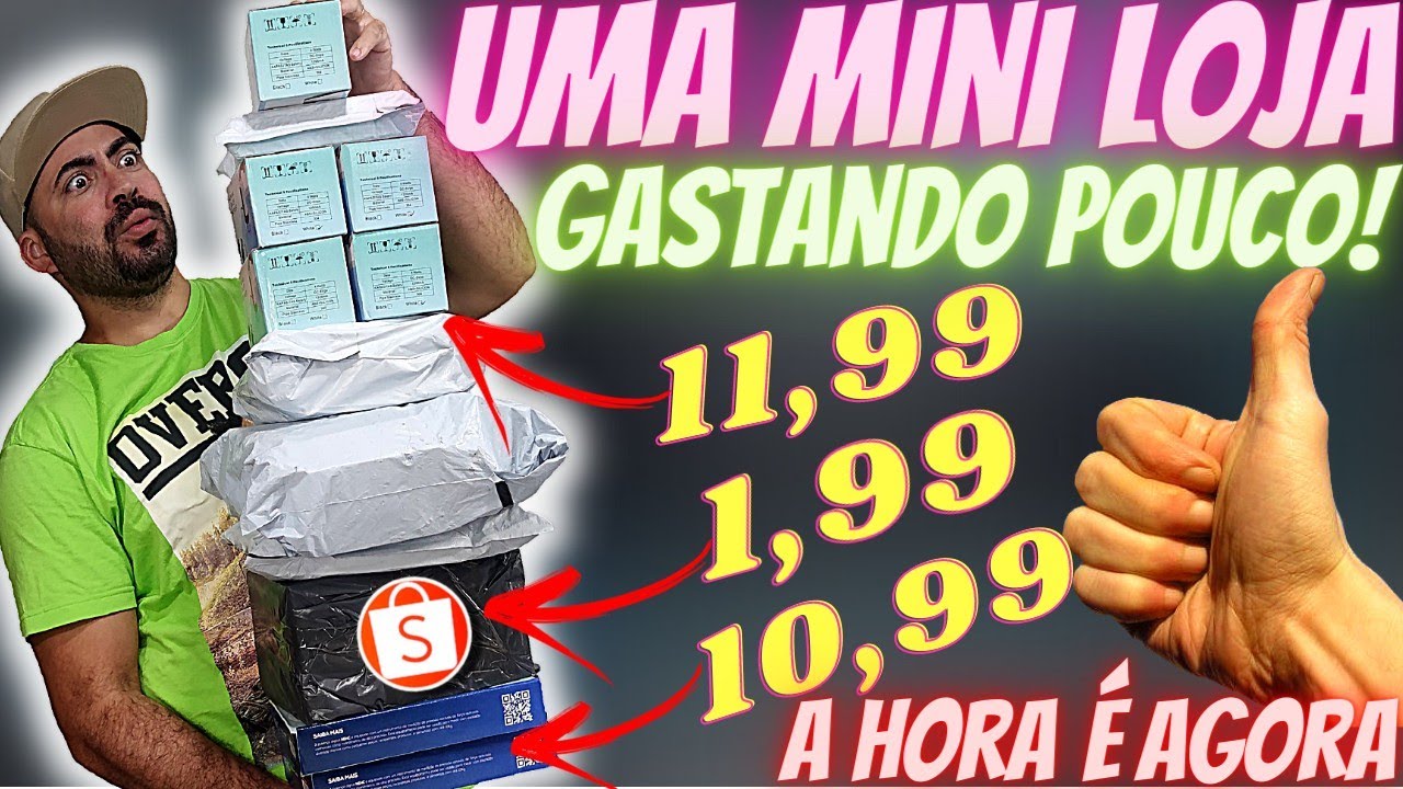 GASTANDO POUCO COMECE SUA LOJINHA EM CASA E ONLINE. VOCÊ NÃO PRECISA DE MUITO DINHEIRO E SIM ATITUDE