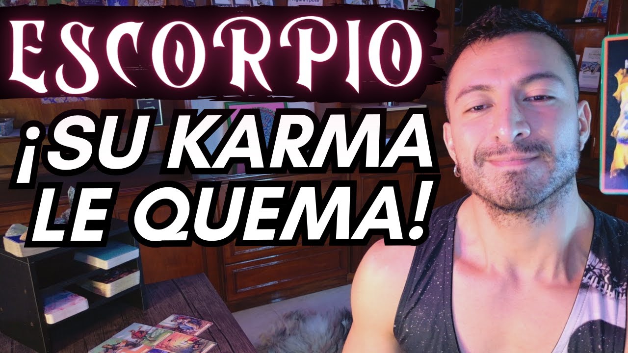 ESCORPIO! AHÍ VIENEN ARREPENTIDOS! SE LE CAYÓ EL TEATRO! TÚ SABES QUÉ TIENEN! LES DAS UNA ENSEÑANZA!