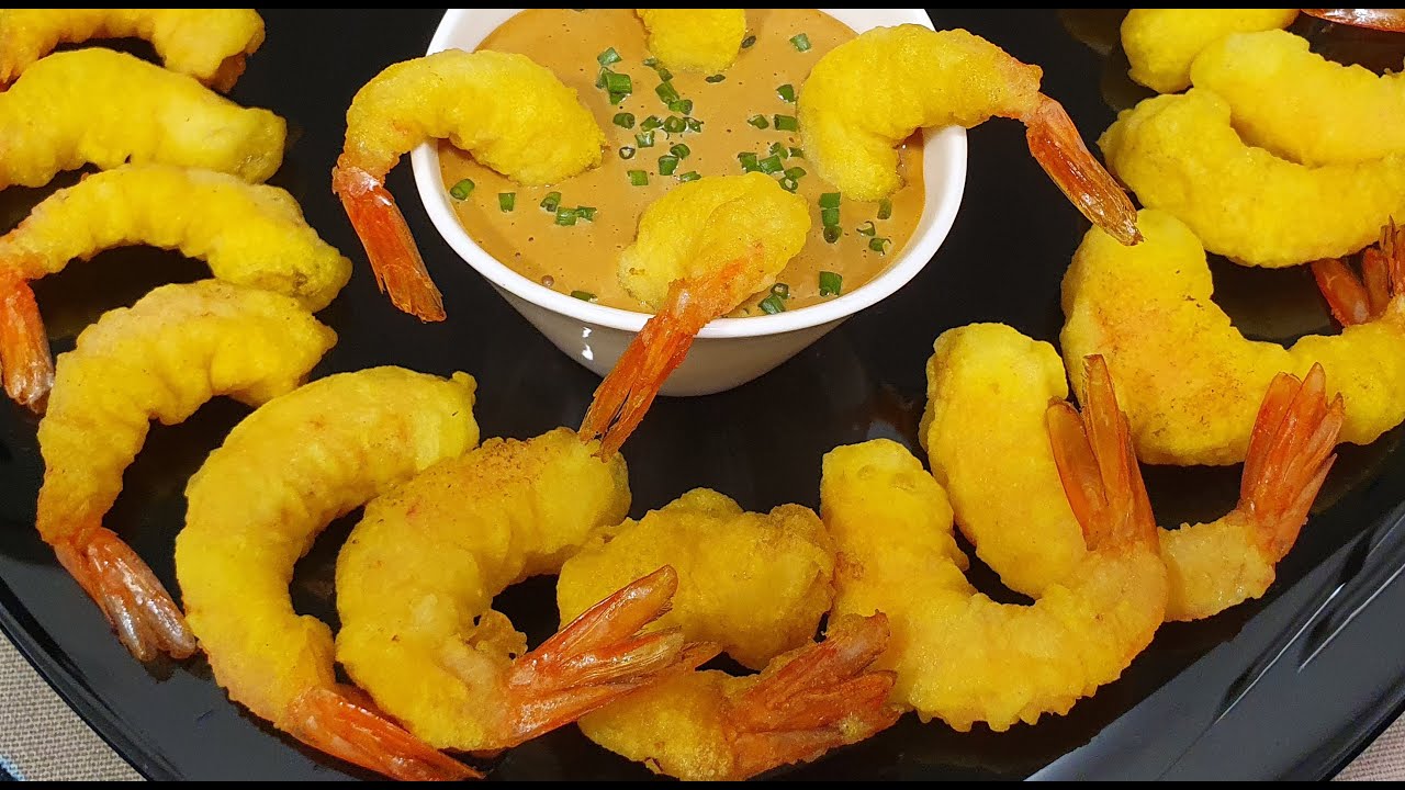 🍤LANGOSTINOS EN TEMPURA Y SALSA DE SOJA🍤 SORPRENDE CON ESTA DELICIOSA DELICATESSEN👌