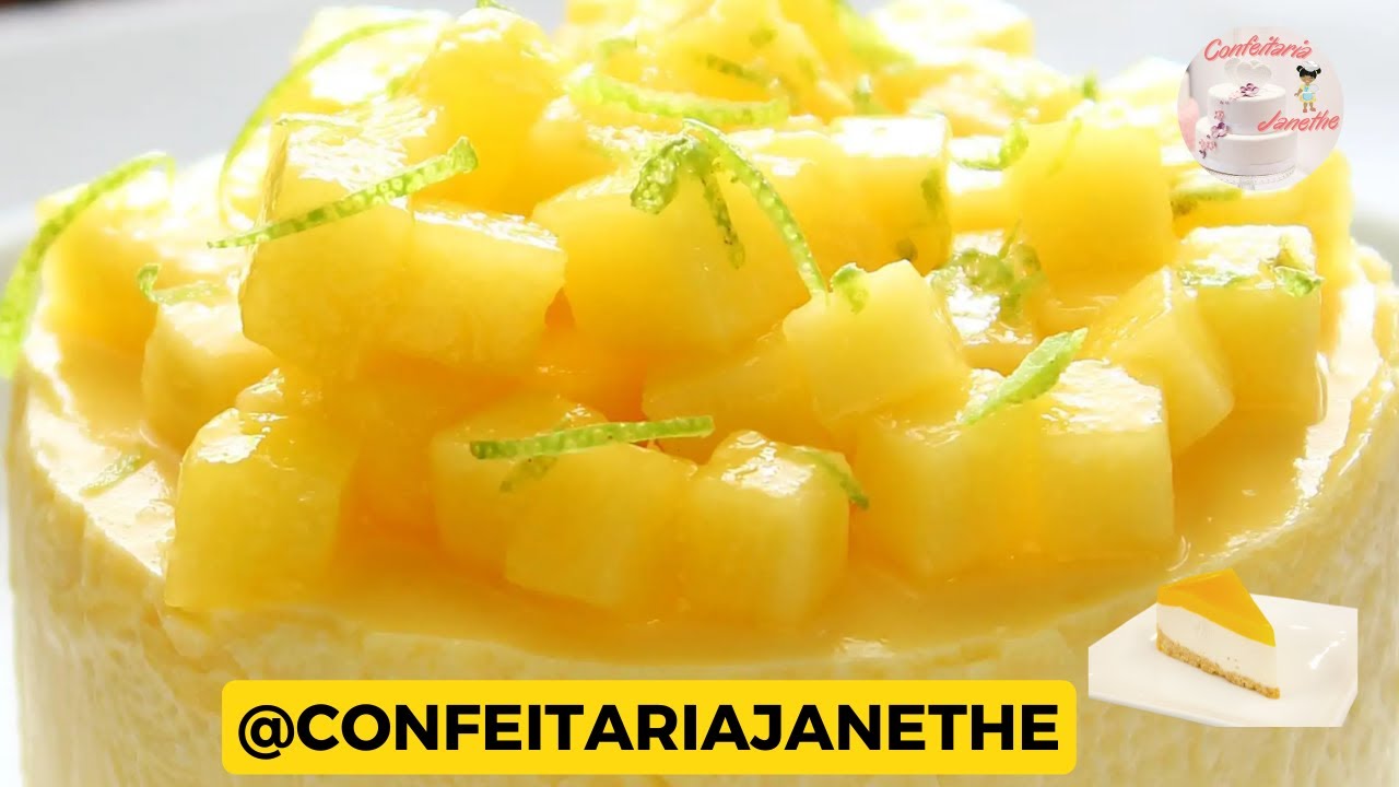 CHEESECAKE DE MANGA #Shorts #confeitariajanethe