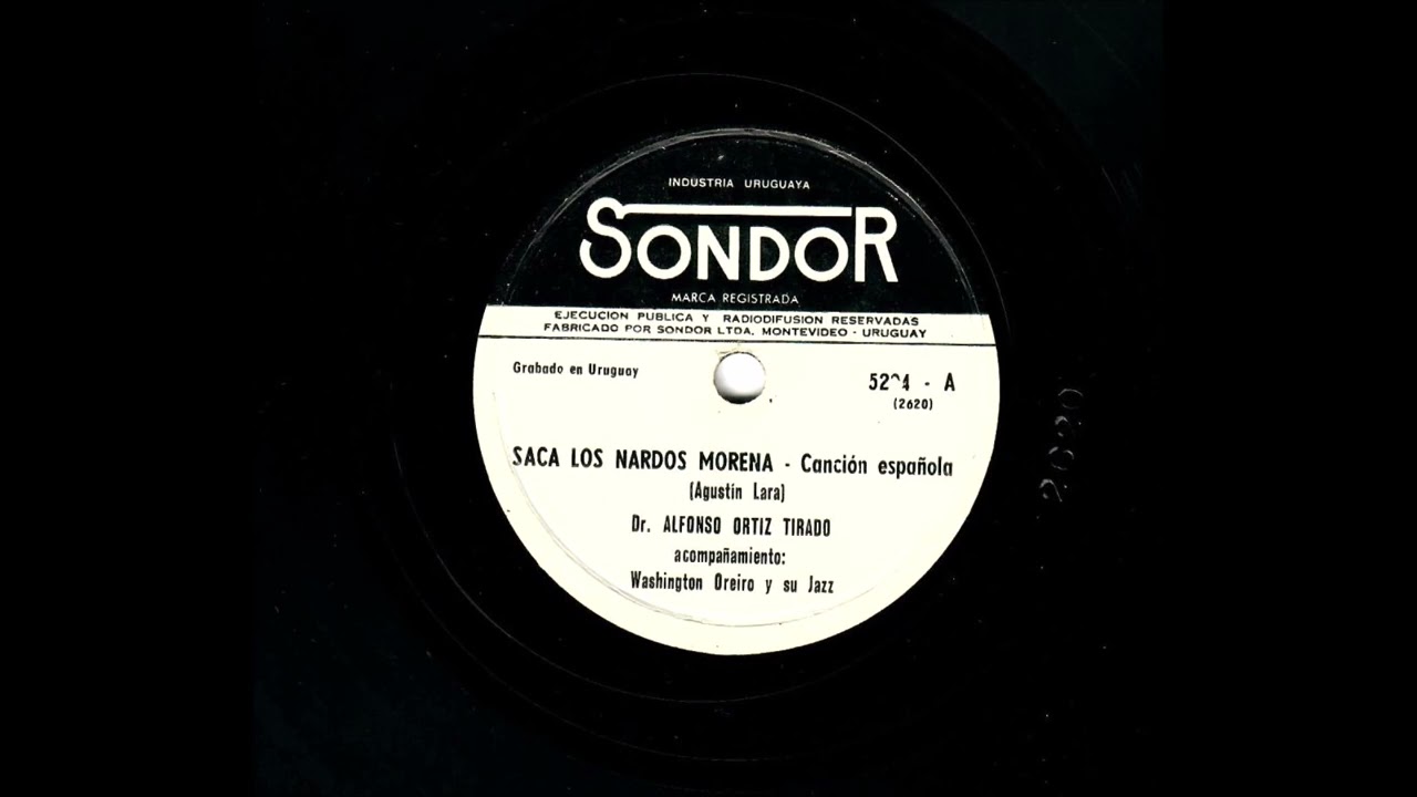 Saca los nardos morena (CE) A. Ortiz Tirado con W.  Oreiro (1951)