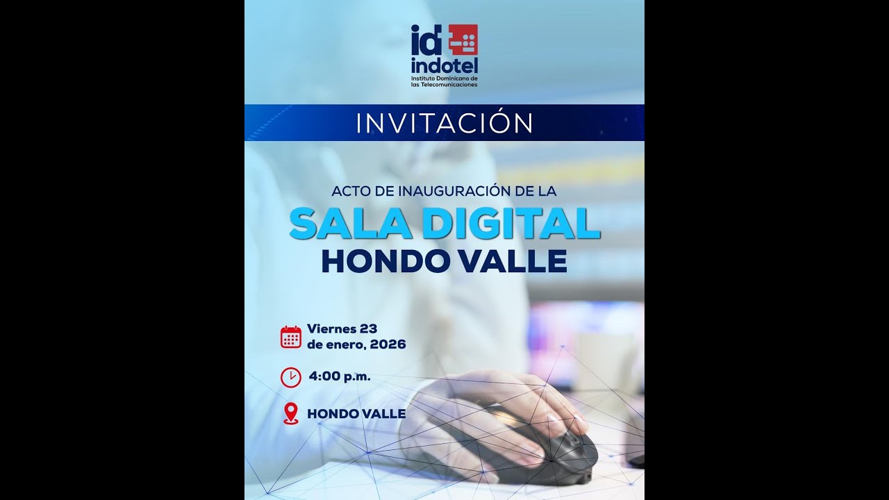 Inauguración Sala Digital, Hondo Valle