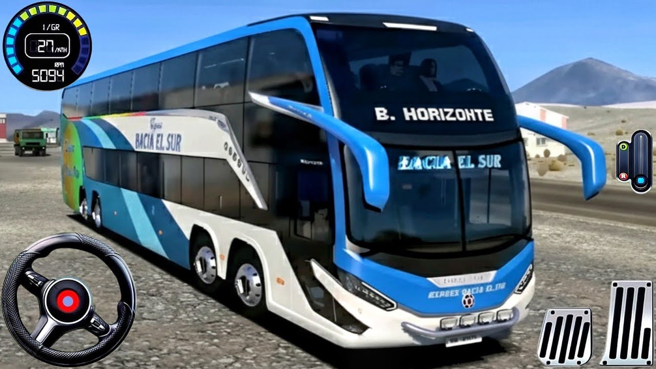 City Bus Drive Sim 2025 - Real Bus Driving Games - New Bus Game Android Gameplay
