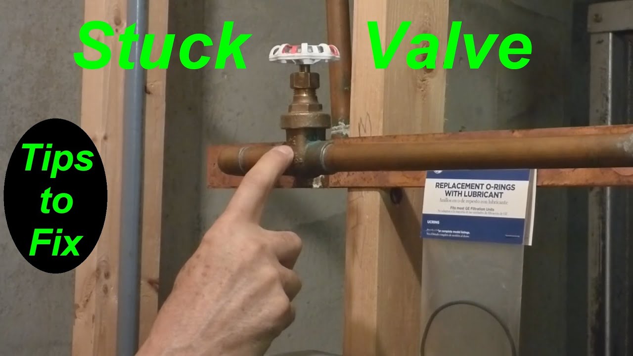 HELP!   My Water Shut off Valve is Stuck - How to Fix