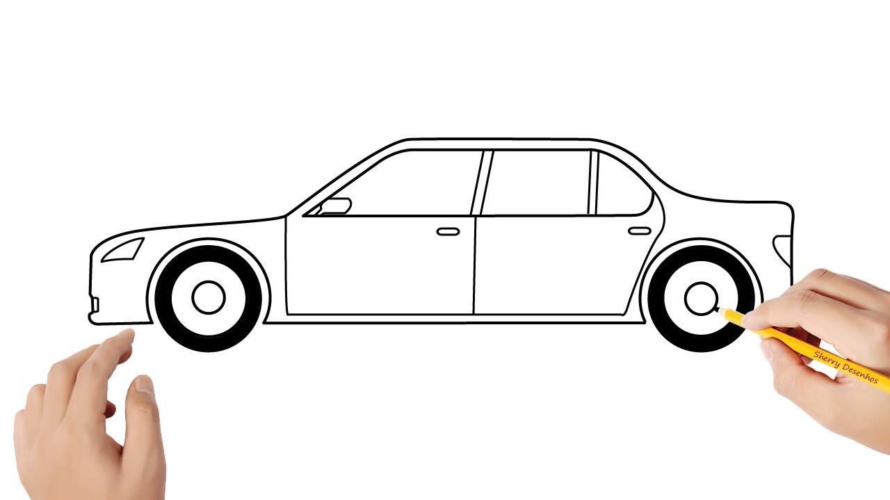 Como desenhar um carro