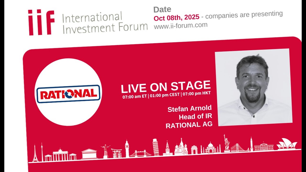 16. IIF - RATIONAL AG, Stefan Arnold, Head of IR