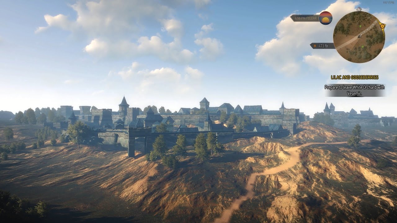 Vizima from White Orchard ? Witcher 3