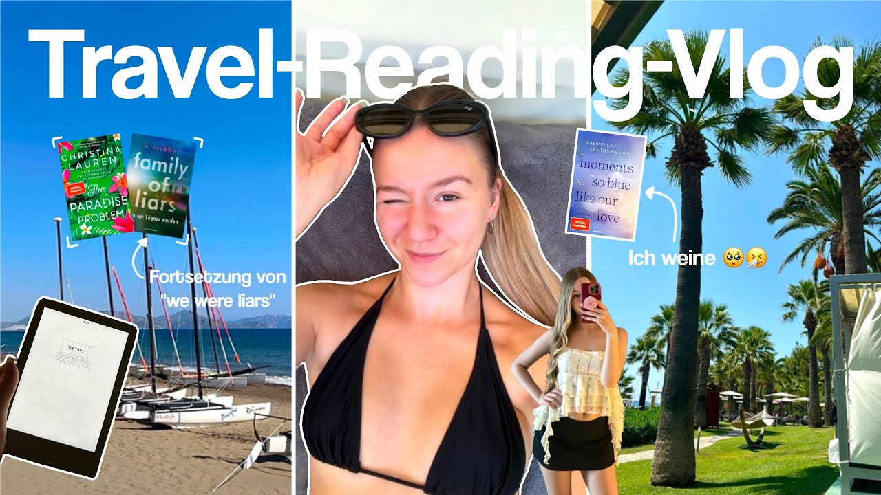 Neue 5-Sterne Bücher entdeckt?! 🌟🫢 | Türkei Reading Vlog 🇹🇷📖🌴