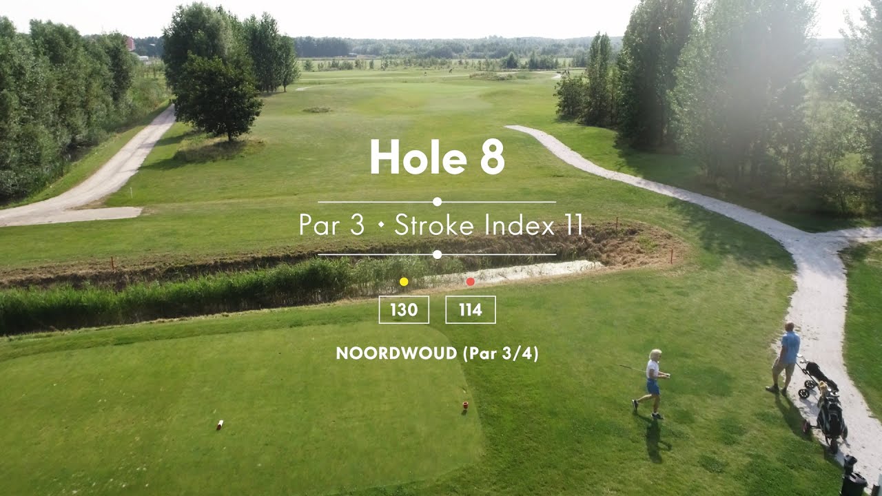 Golfbaan Bentwoud PAR 3/4 BAAN NOORDWOUD - HOLE 8