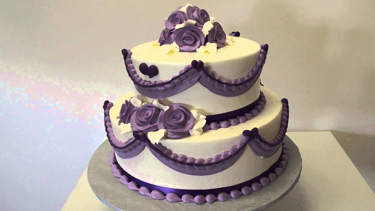 Purple Wedding Cake - Purple Cake