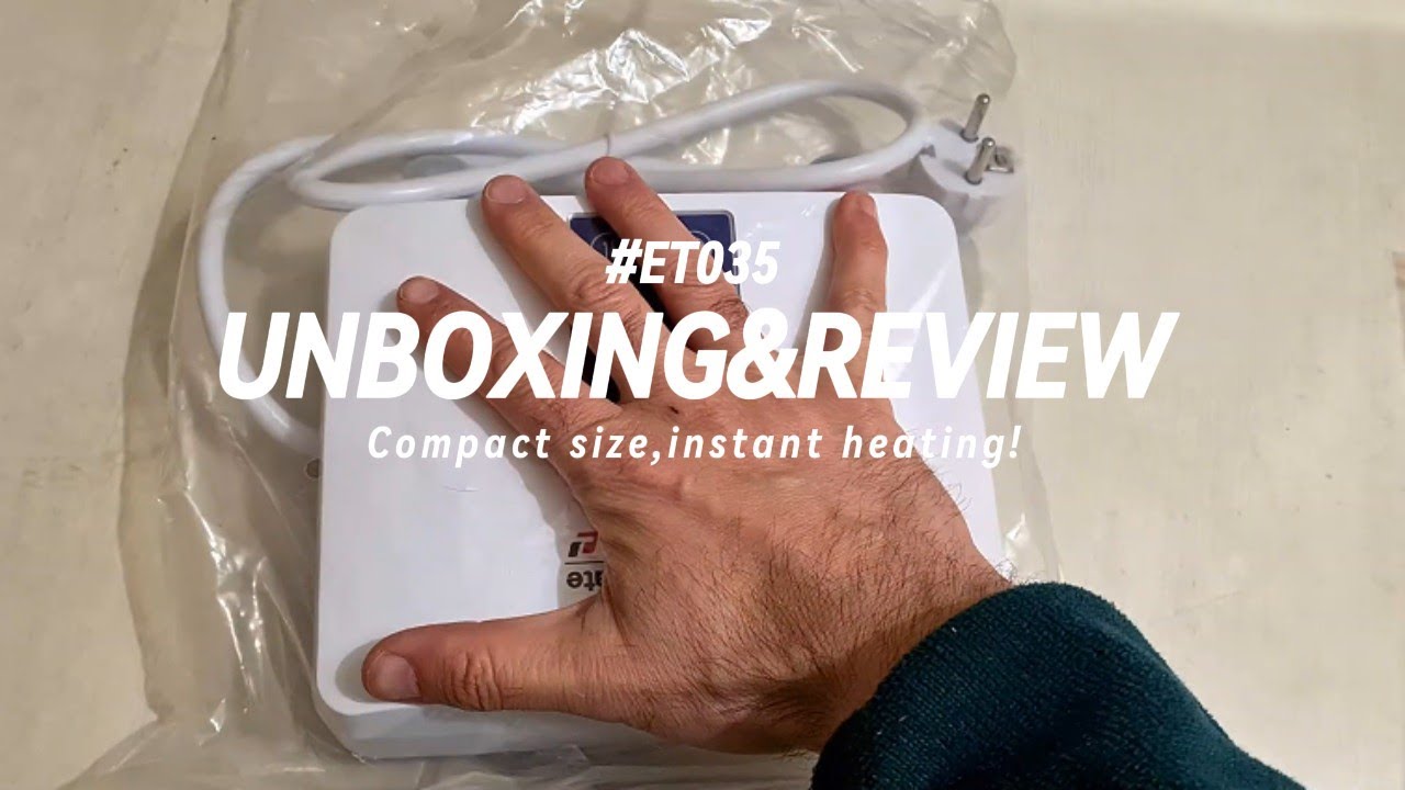 ThermoMate 3.5kW Tankless Electric Water Heater Unboxing & Full Review