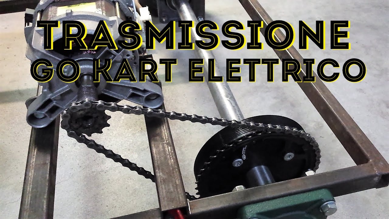 Go Kart Elettrico - Trasmissione con Catena di Bicicletta e Motore di Lavatrice - Fai Da Te