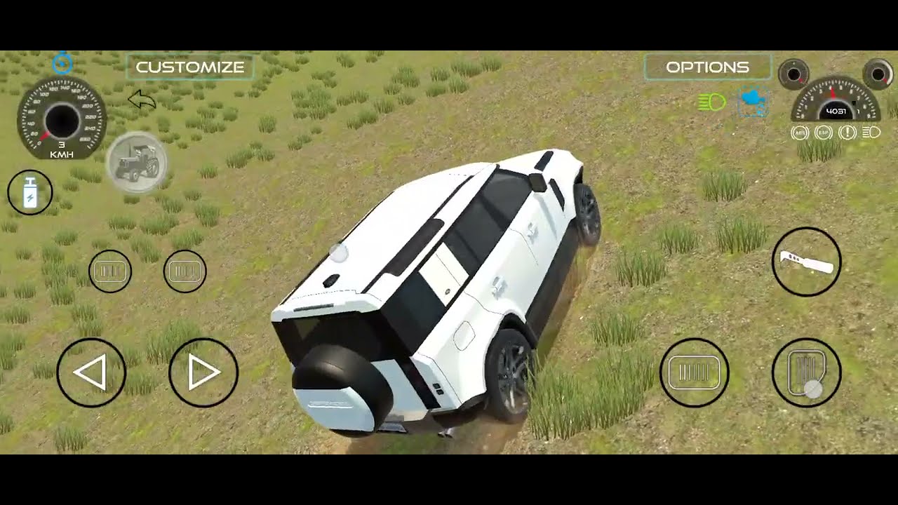 Defender ka off roading testing gaming video