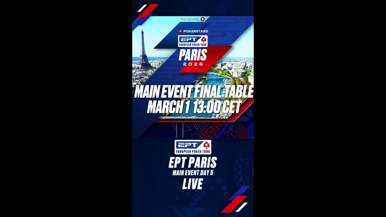&euro;5K MAIN EVENT &ndash; DAY 5 | #EPTParis 🇫🇷 #Shorts