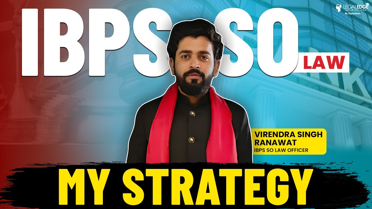 How did I Become IBPS SO Law Officer? - Complete Strategy | Law Bank Officer Preparation