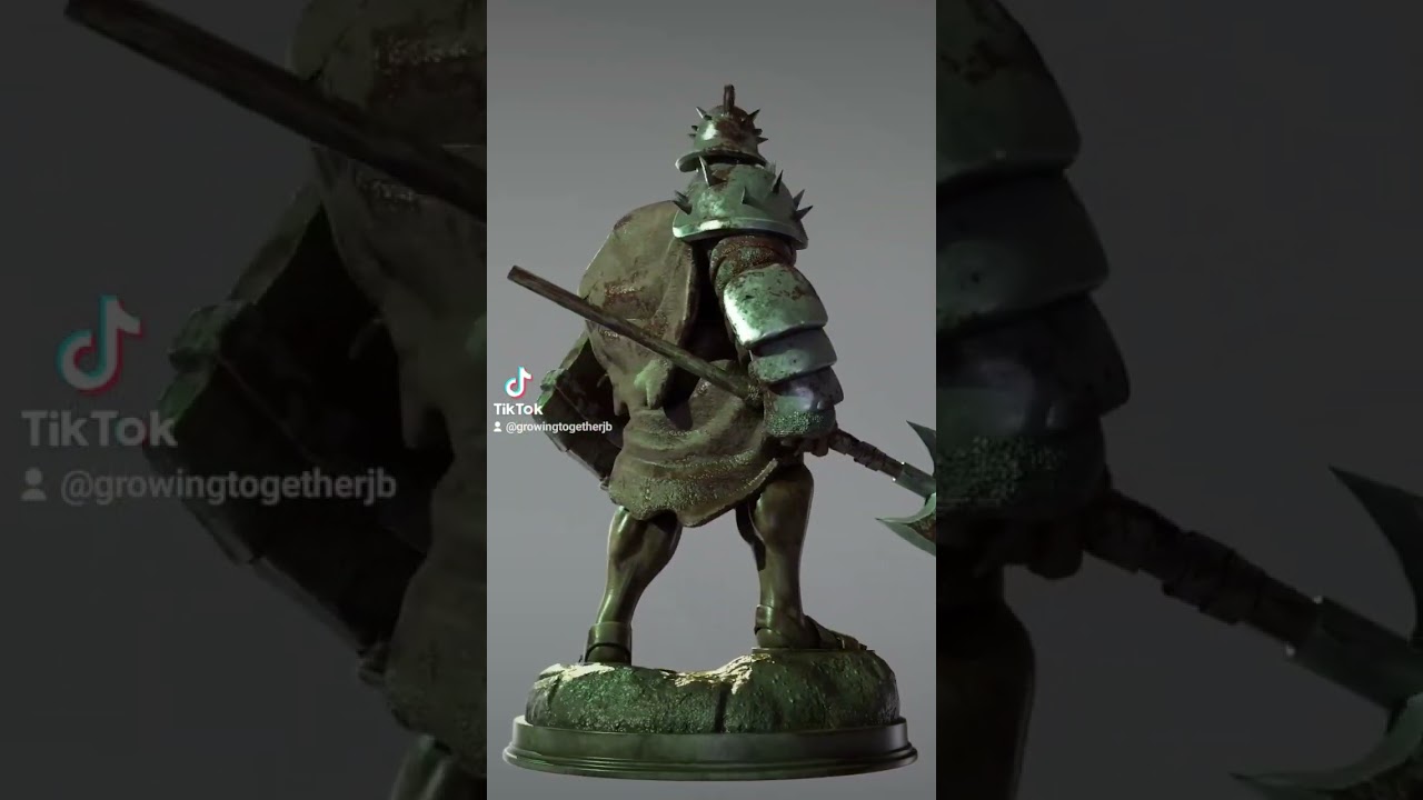 Gladiator 3D Painting TurnTable Blender + Substance Painter