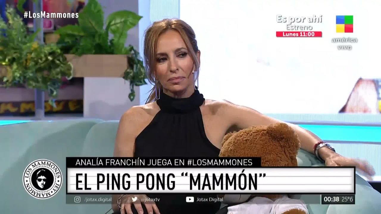 Analía Franchín respondió todo en el Ping-Pong Mammón
