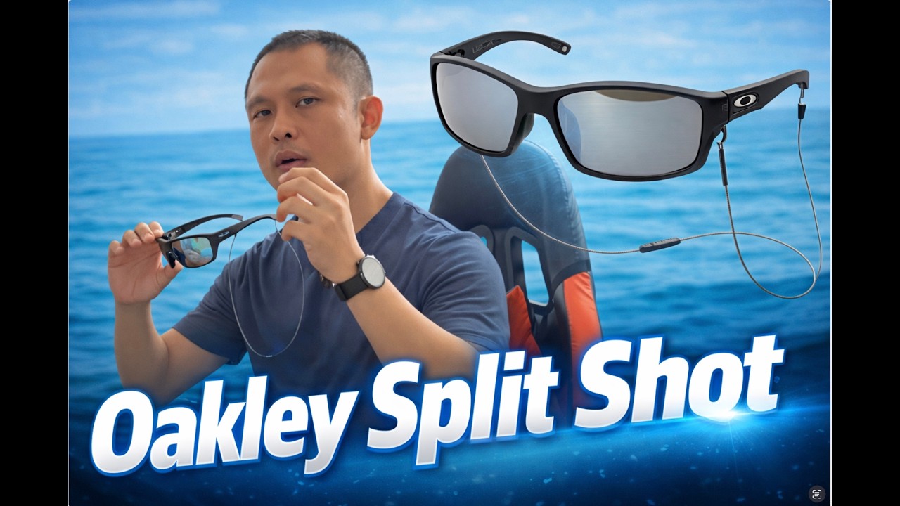 ตัดแสงสะท้อนจากน้ำได้ดีมาก  Oakley Split shot สำหรับสายทางน้ำ ตกปลา กู้ภัย