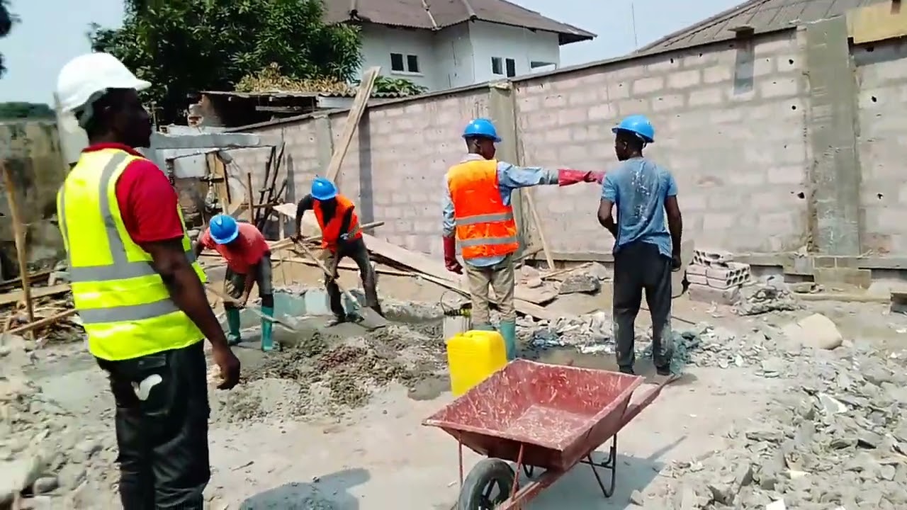 Archit Consult : Construction d'un mur de clôture à Kinshasa Limete