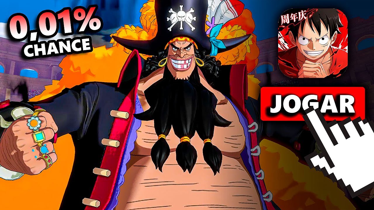 DEPOIS DE 3 ANOS, O BARBA NEGRA COM AS DUAS FRUTAS CHEGOU NO MELHOR JOGO DE ONE PIECE E EU PEGUEI…