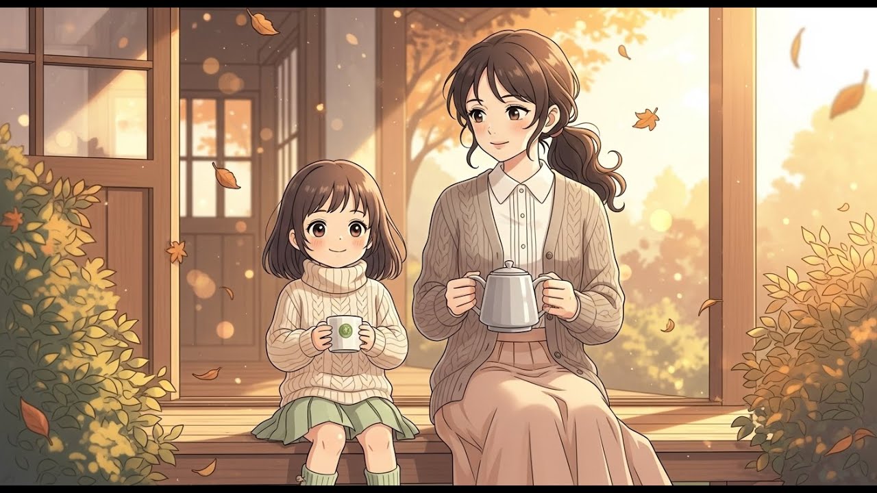 *“A Quiet Cup of Tea in Autumn Light”/ ASMR Ghibli Style Video*