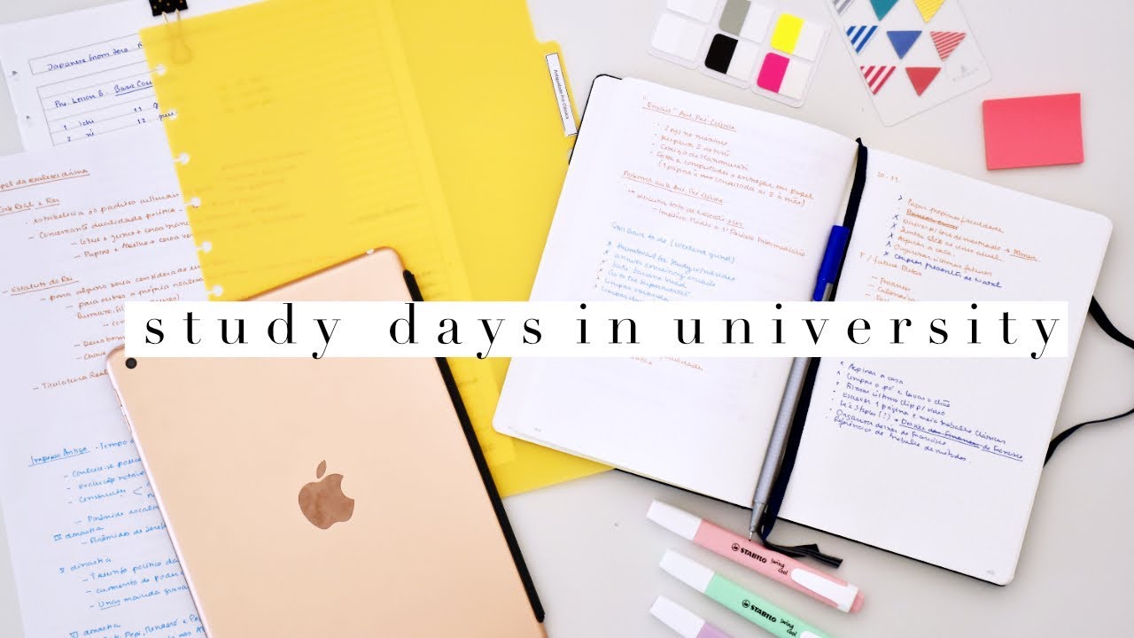 study routine for uni // 2018