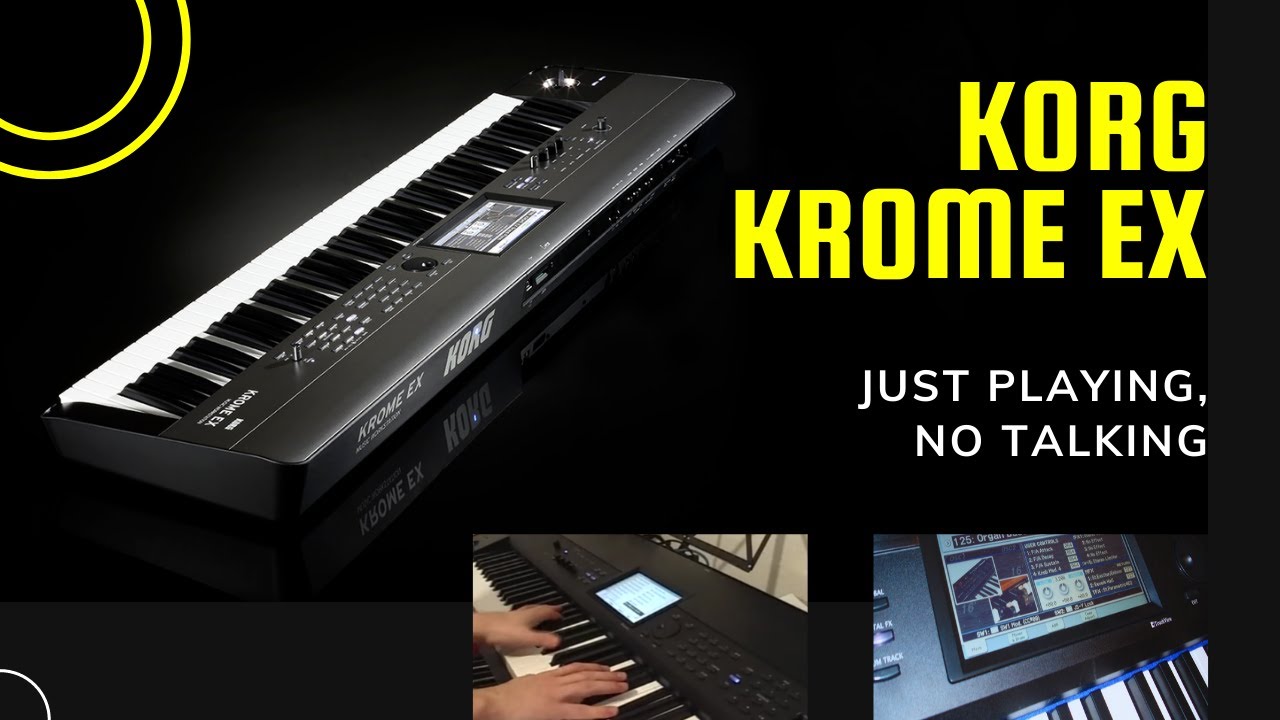 KORG KROME EX - Preset Walkthrough / Audio Demos