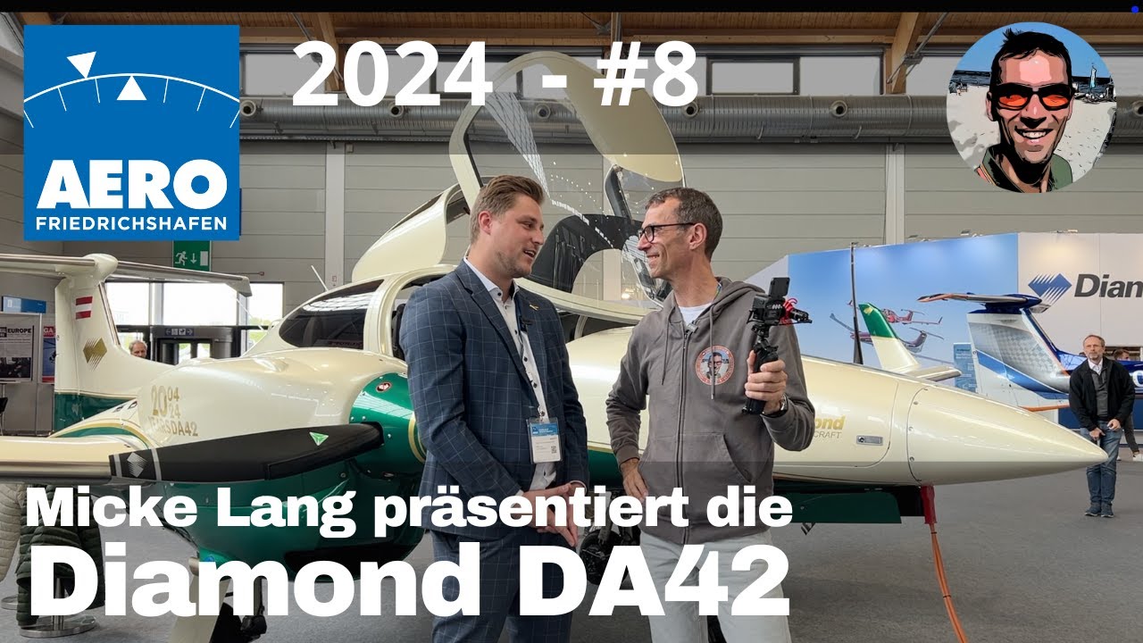 AERO 2024 #8 - Diamond DA42 präsentiert von Micke Lang - Zweimot mit Austro Engine Diesel