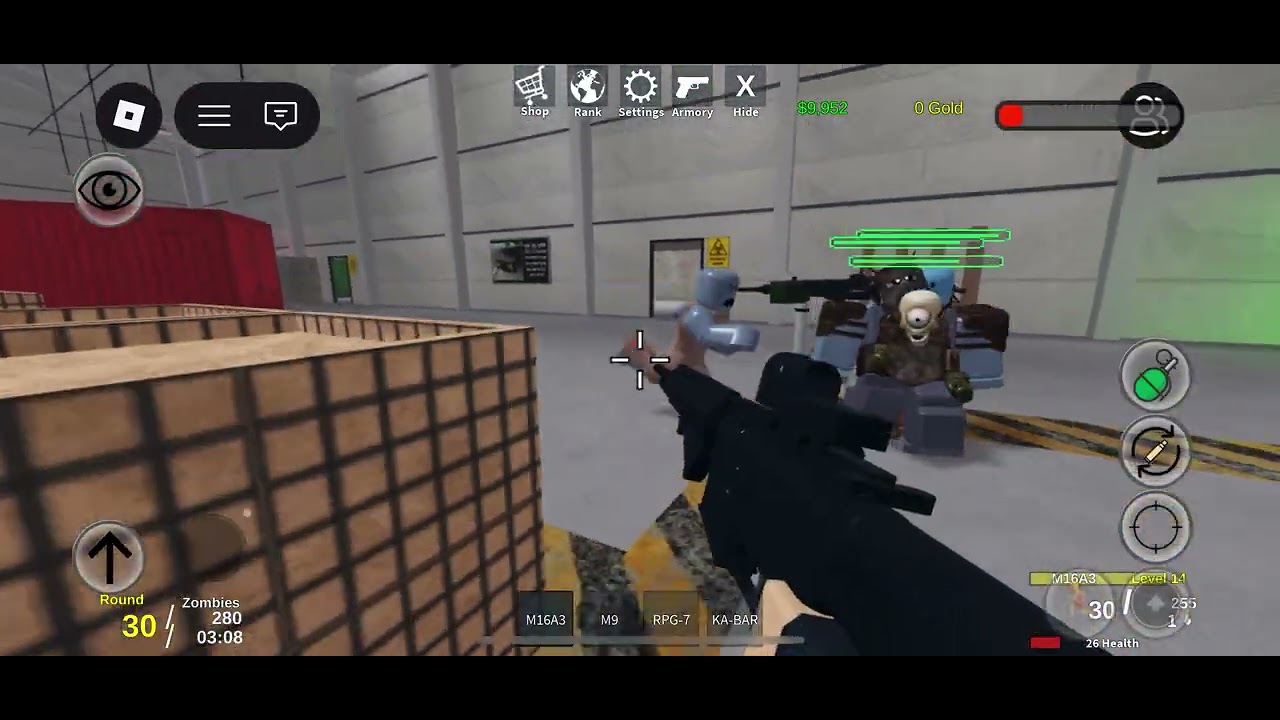 ￼ I am fighting zombies